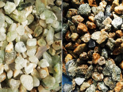 La clasificadora del color del tipo general seco y húmedo separa el mineral de fluorita de 2~5 mm