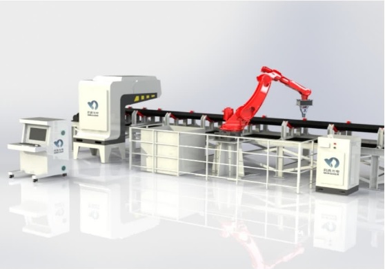 Robot de eliminación de minerales Sistema de identificación y posicionamiento de materiales del robot de clasificación de cinta transportadora de mina de carbón